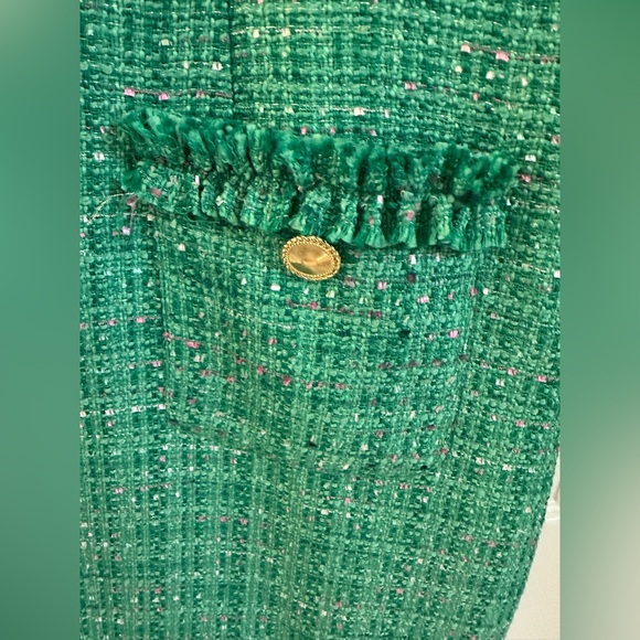 Lilly Pulitzer Green Tweed Dress - Picture 5 of 6